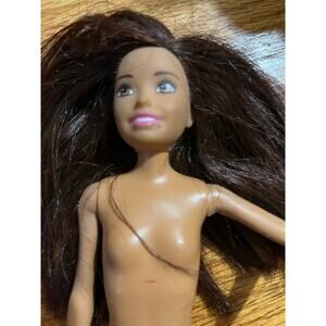Barbie Skipper Babysitter Doll 2010‎ FHY92 #I381 Latina brown hair and eyes
